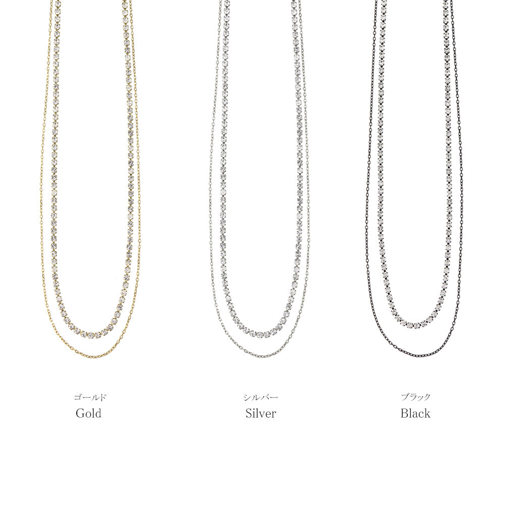 Stainless Steel Layered Necklace