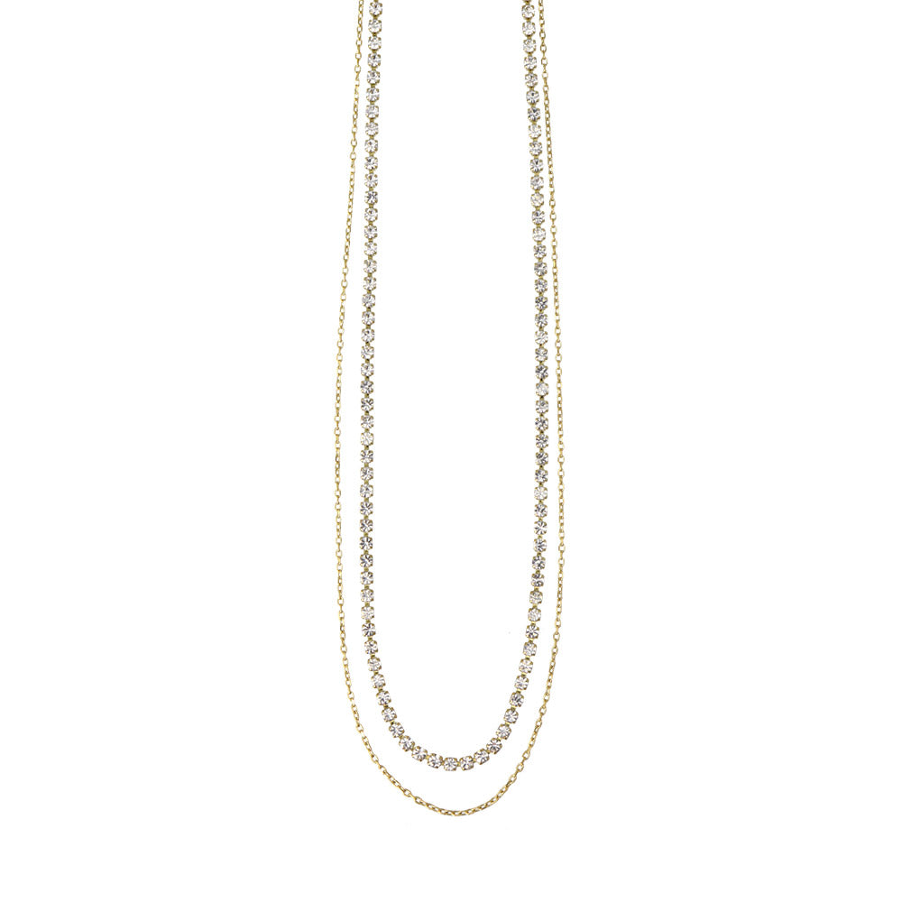 Stainless Steel Layered Necklace