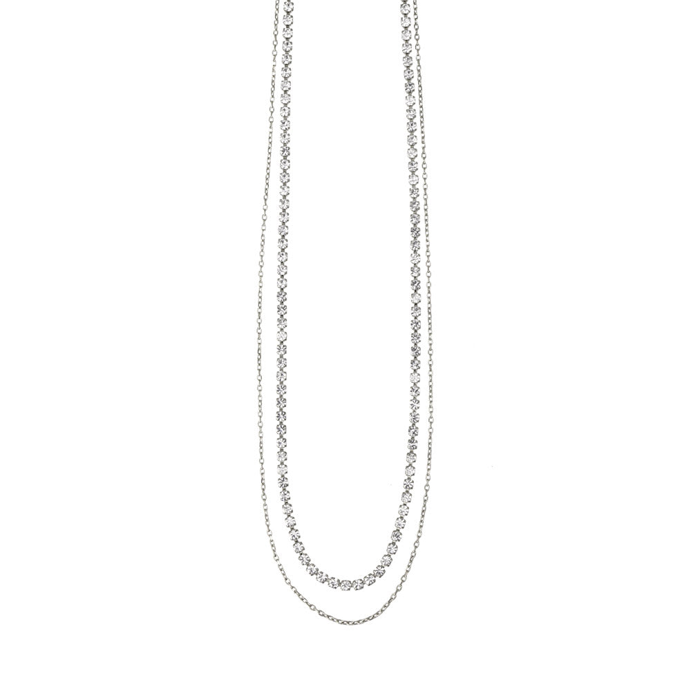 Stainless Steel Layered Necklace