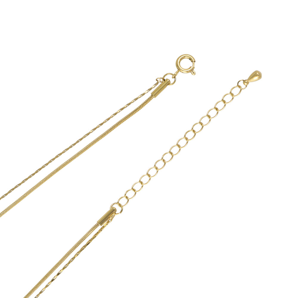 Stainless Steel Layered Necklace