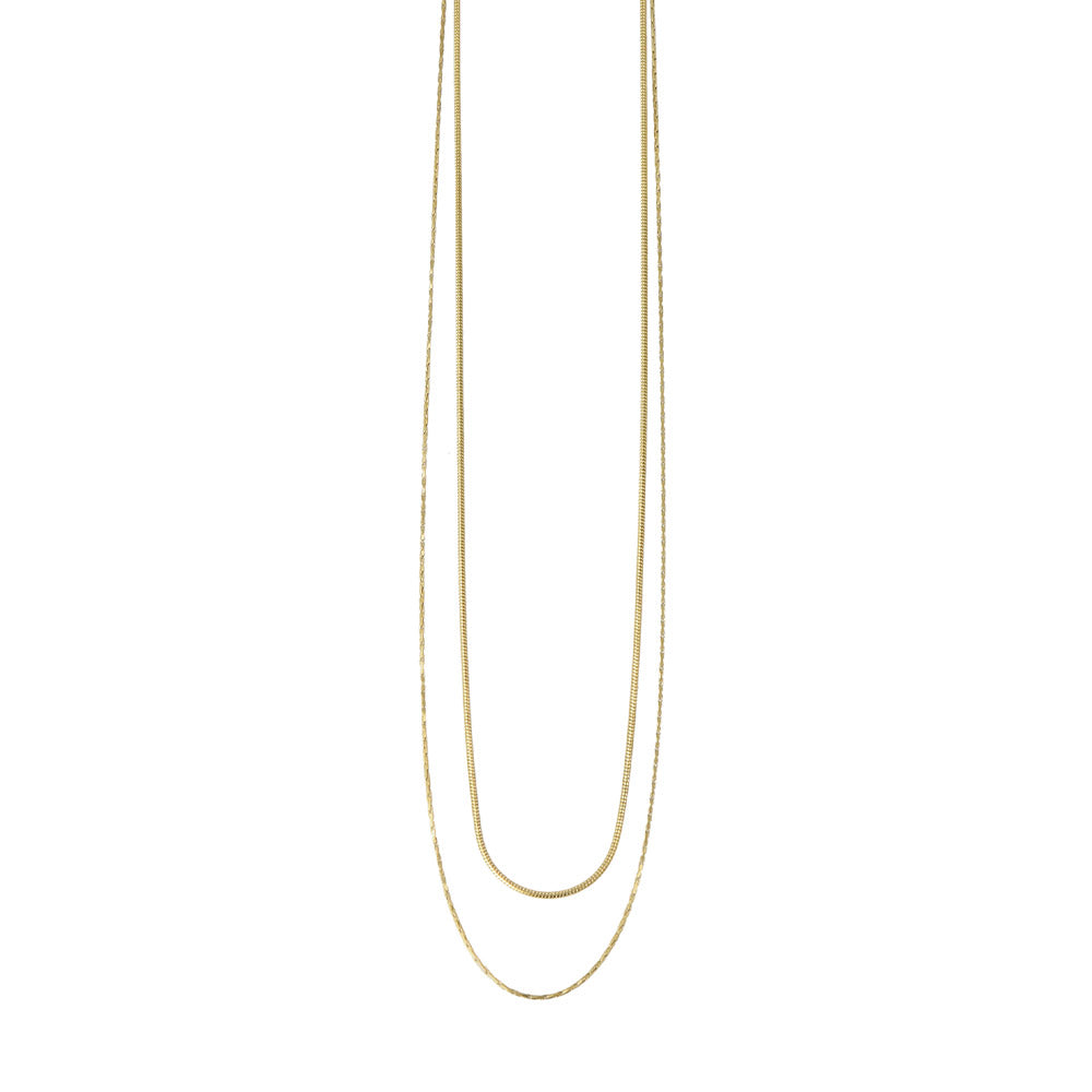 Stainless Steel Layered Necklace