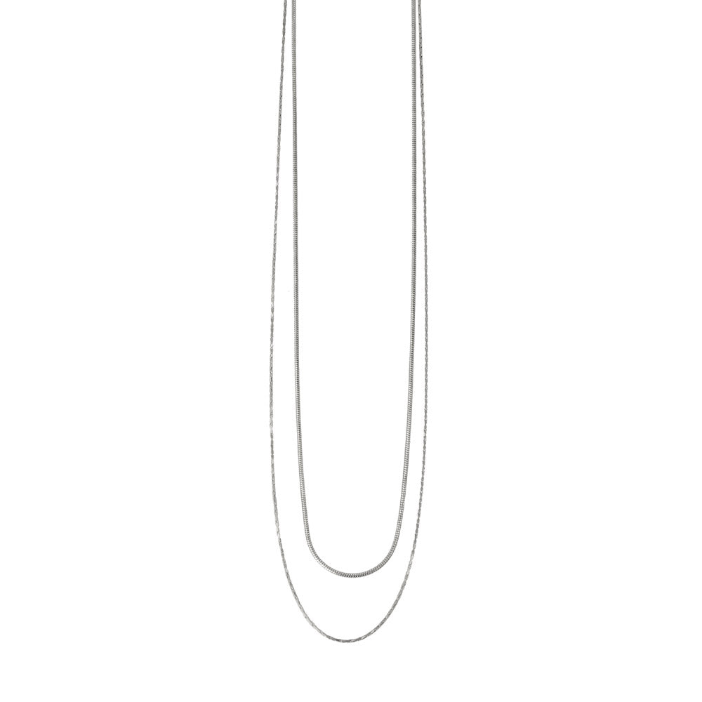 Stainless Steel Layered Necklace