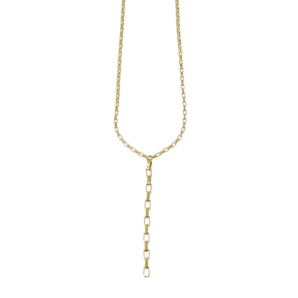 Stainless Steel Y Shape Necklace