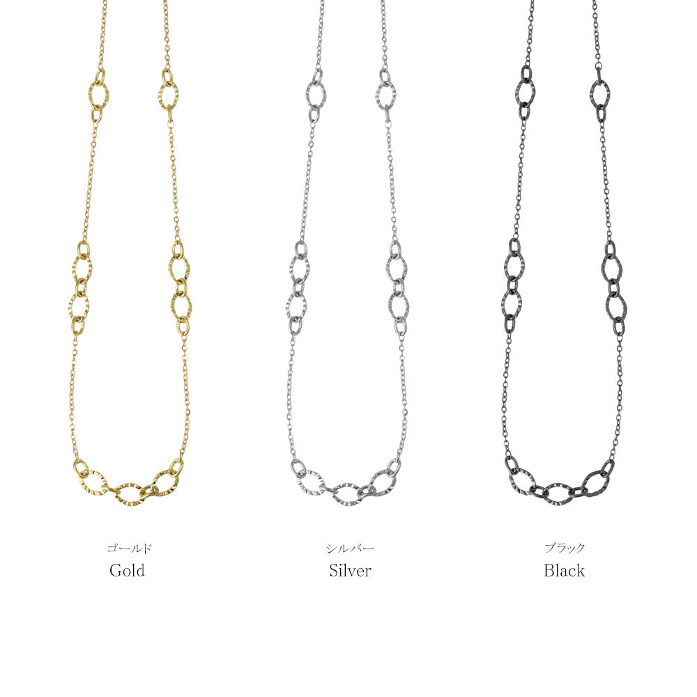 Stainless Steel Mixed Chain Necklace