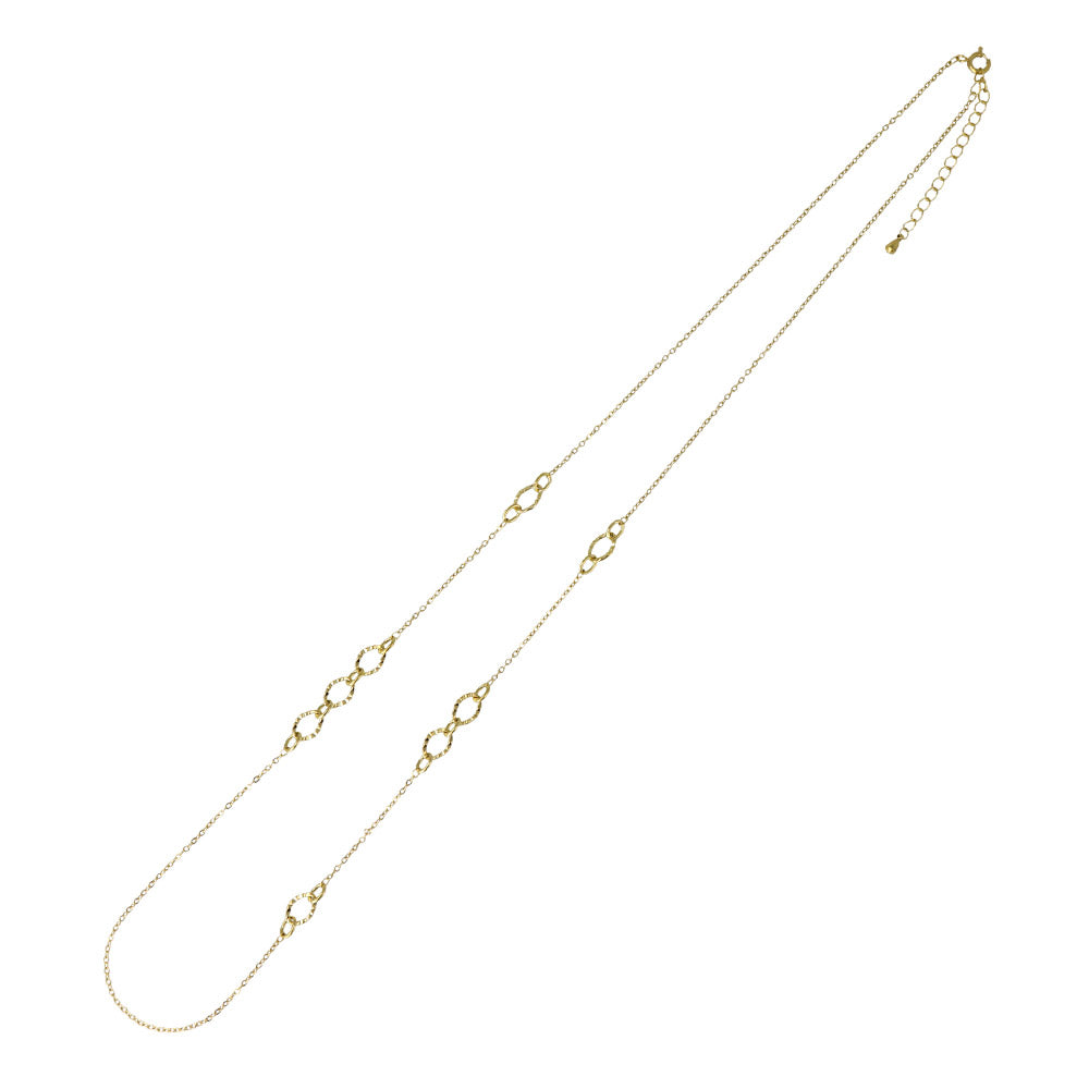 Stainless Steel Mixed Long Chain Necklace