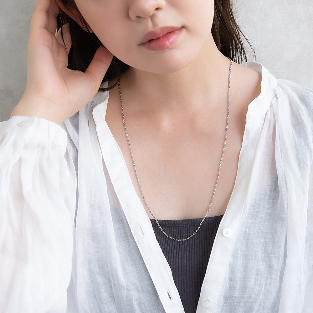 Stainless Steel Double Link Chain Necklace