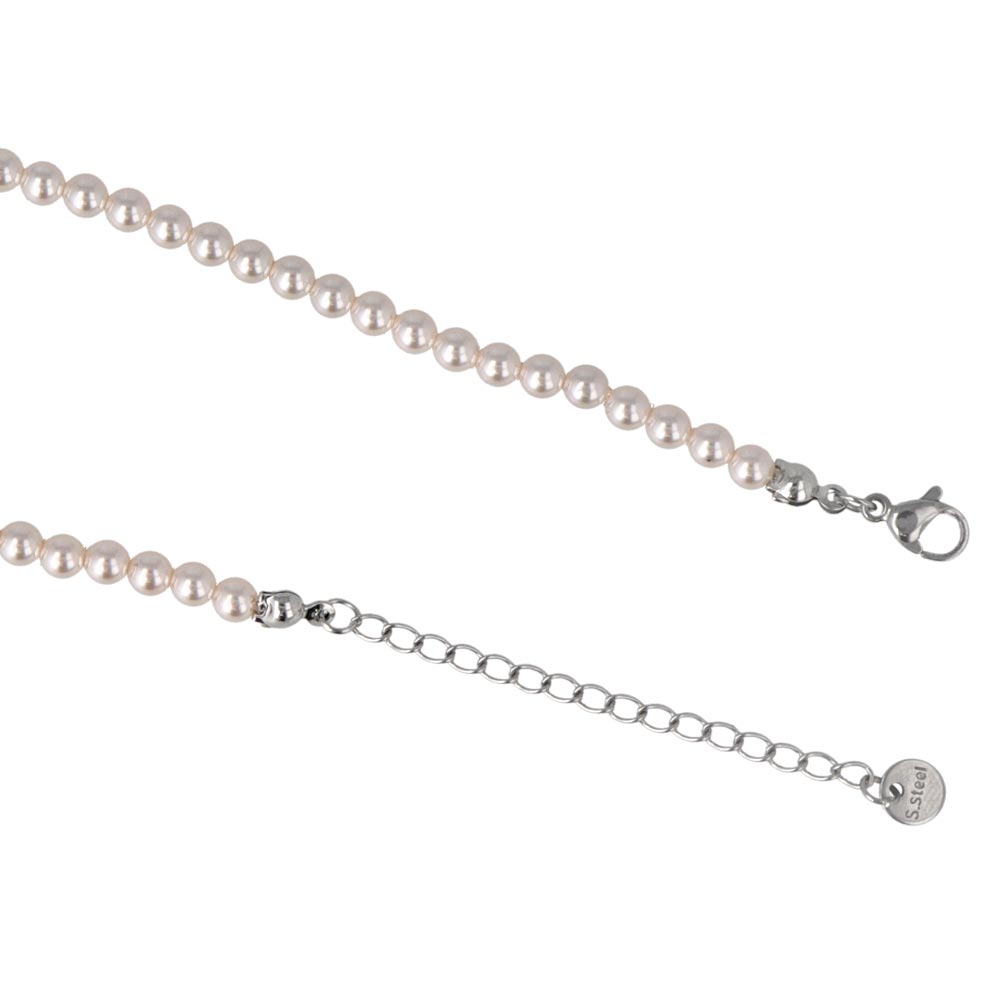 4mm Glass Pearl Necklace
