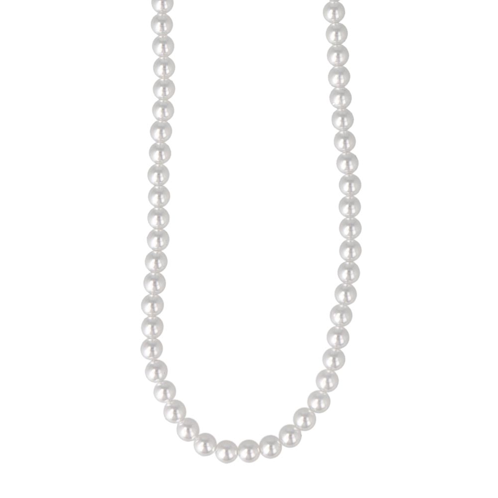 4mm Glass Pearl Necklace