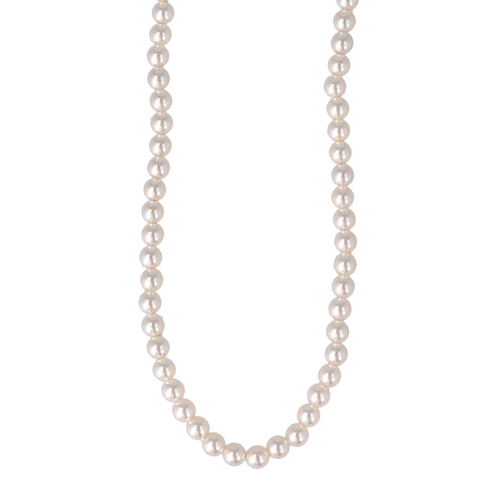 4mm Glass Pearl Necklace