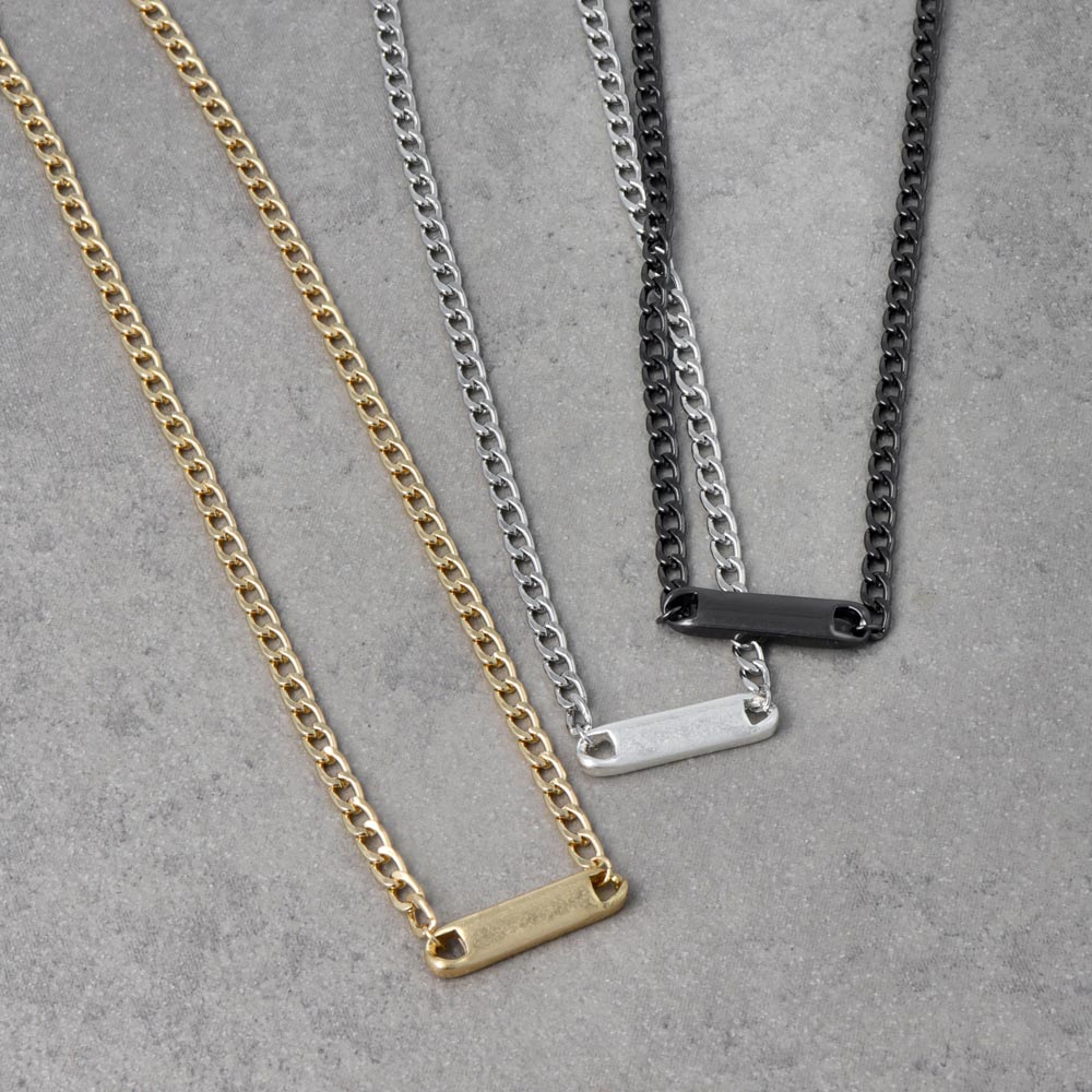 Awesome Bar Pendant Necklace - osewaya