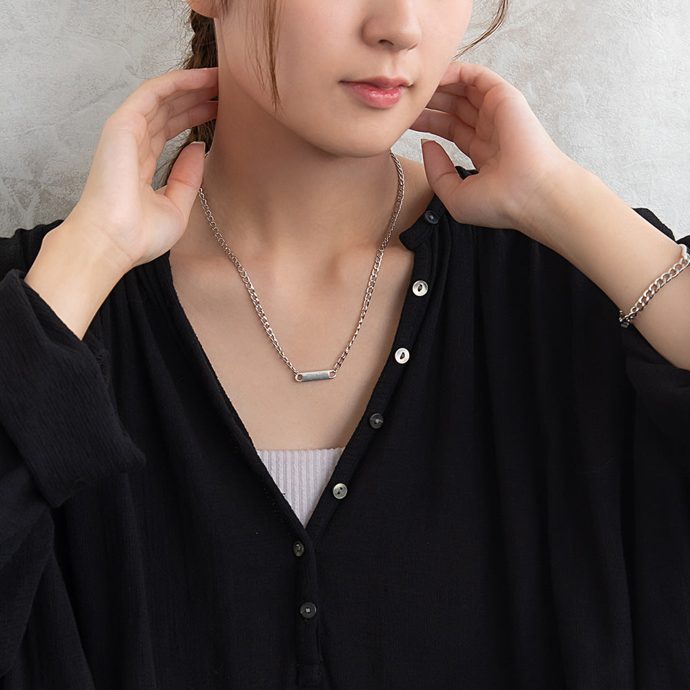 Awesome Bar Pendant Necklace