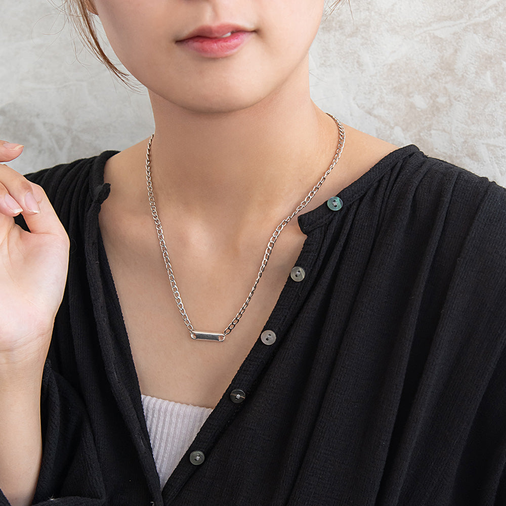 Awesome Bar Pendant Necklace