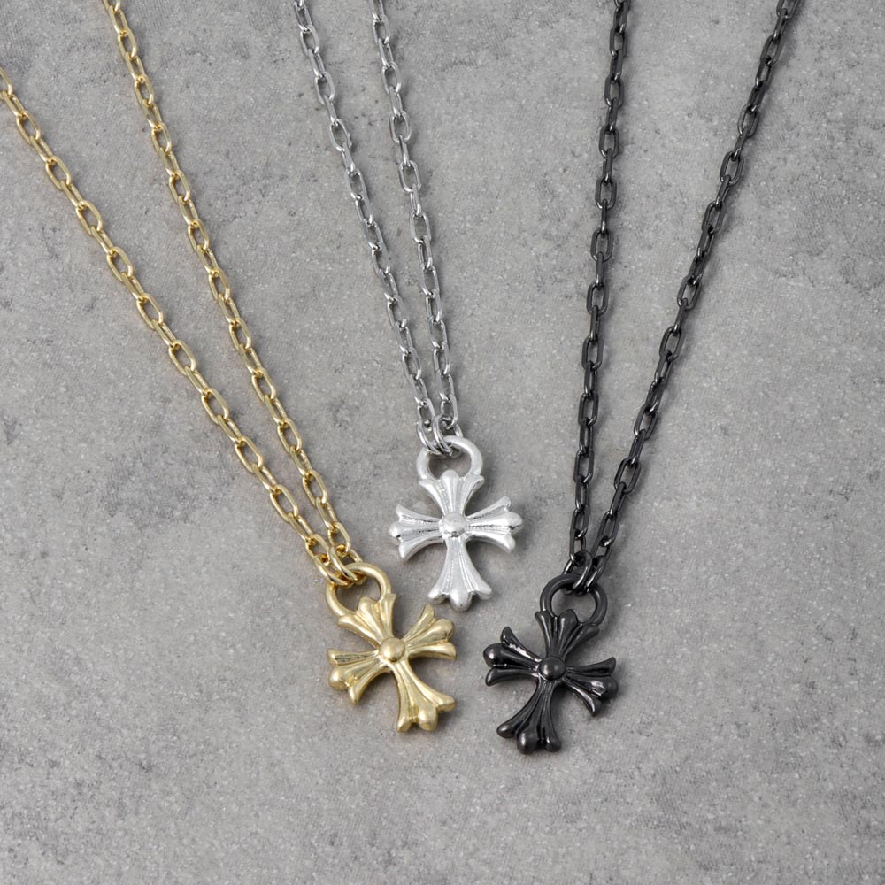 Awesome Sculptural Cross Pendant Necklace - osewaya