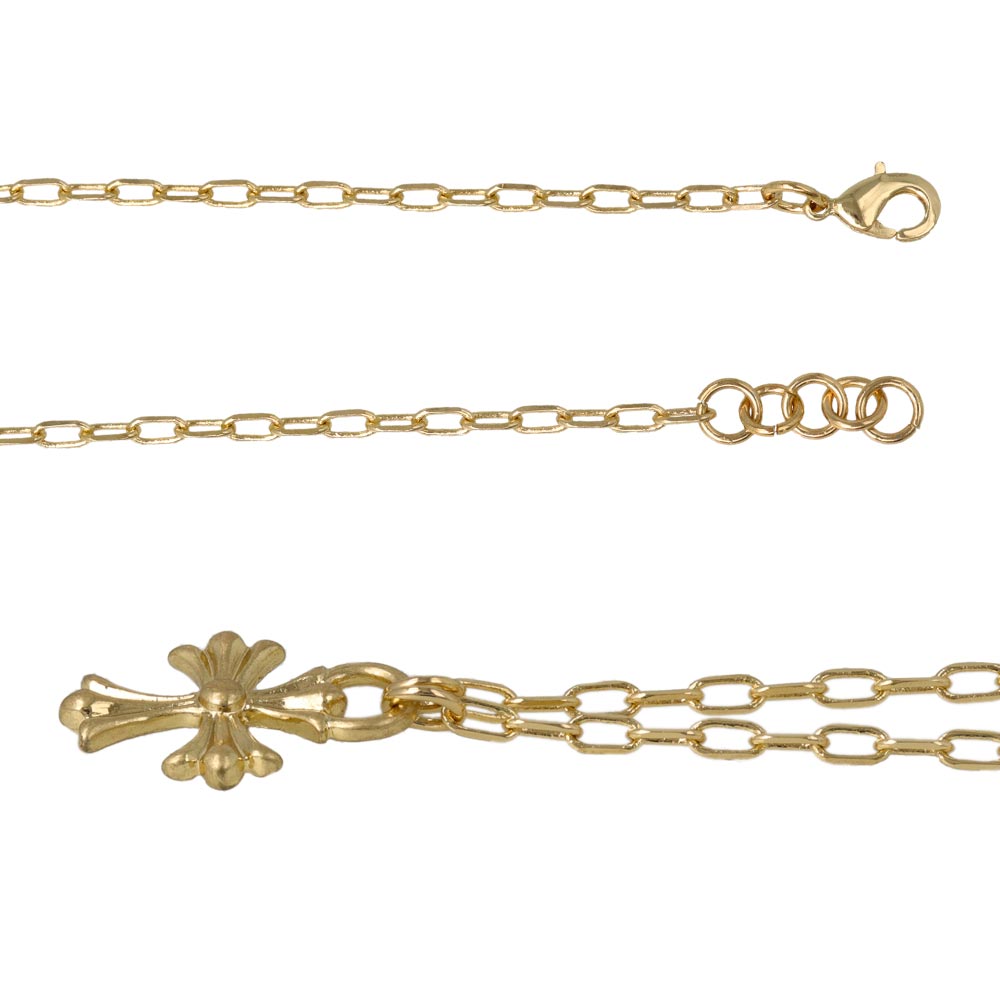 Awesome Sculptural Cross Pendant Necklace