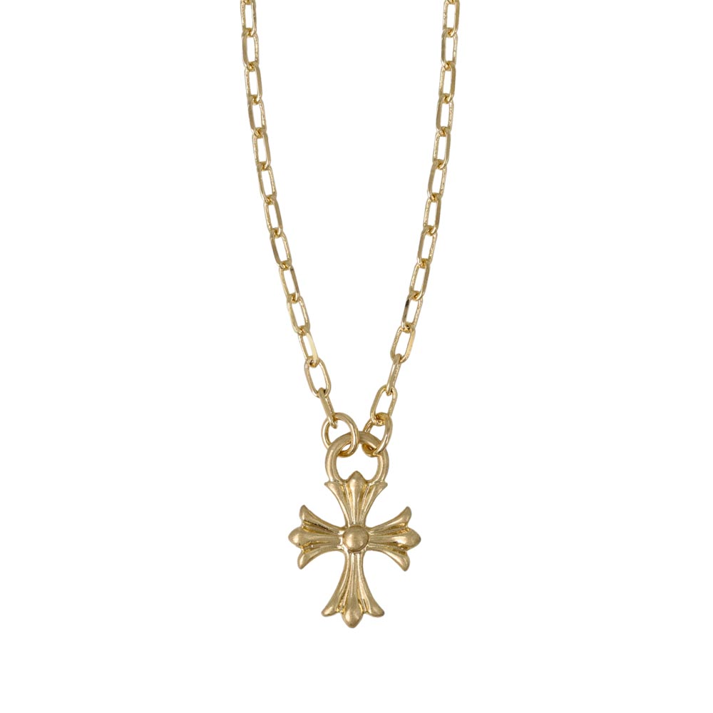 Awesome Sculptural Cross Pendant Necklace