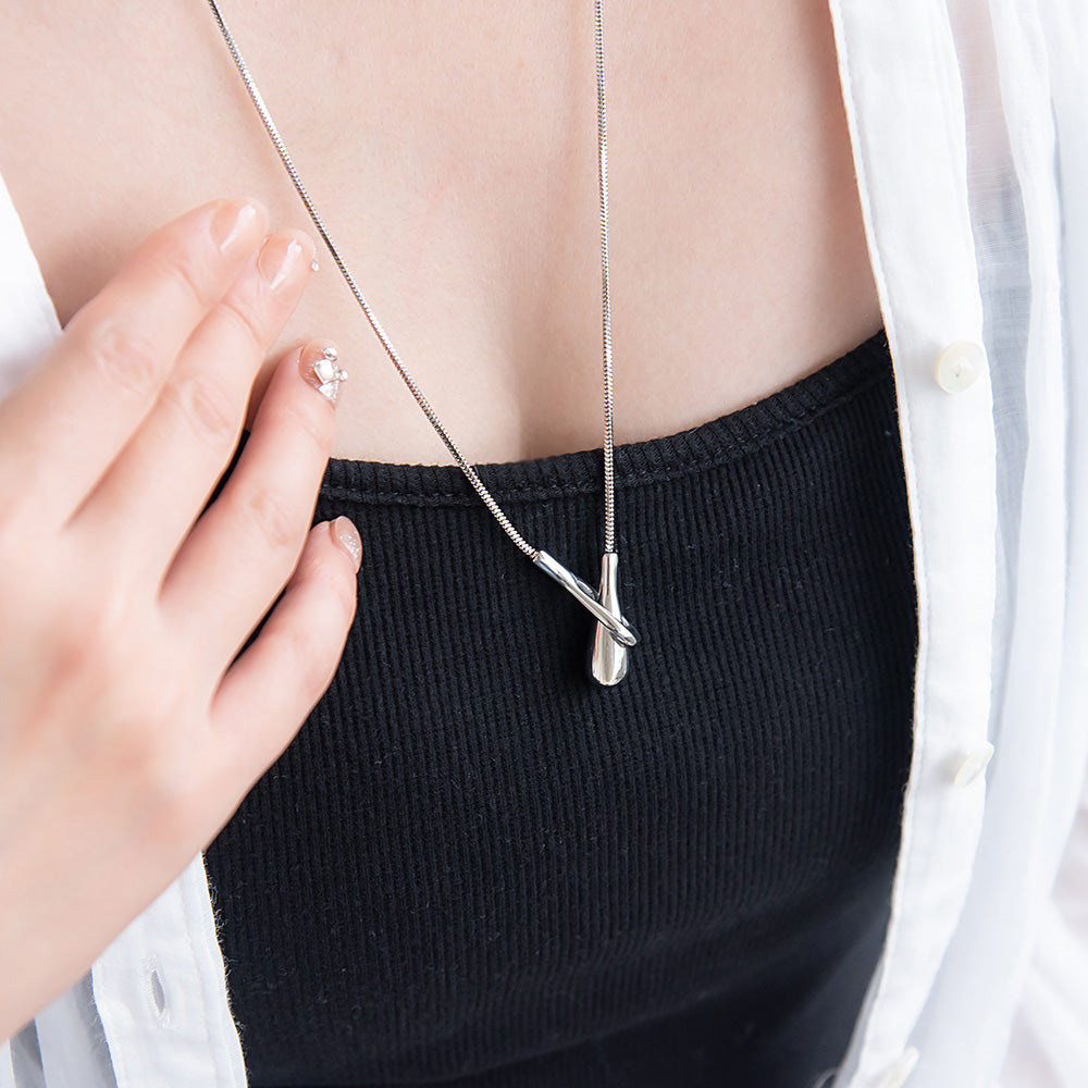Y Shape Long Necklace