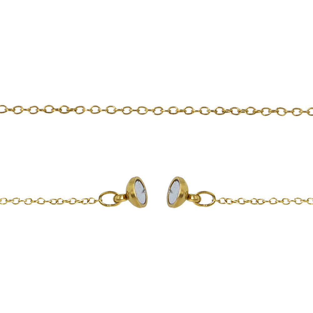 Skinny Chain Magnetic Clasp Necklace