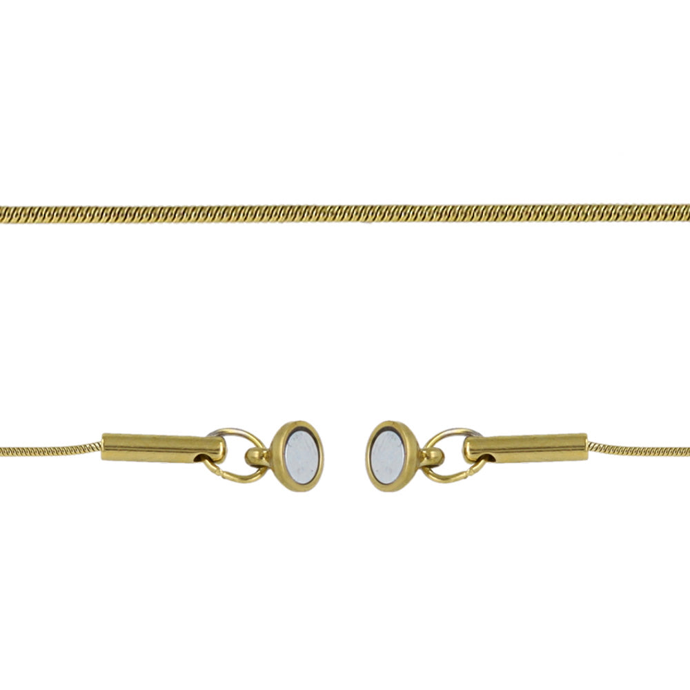 Skinny Chain Magnetic Clasp Necklace