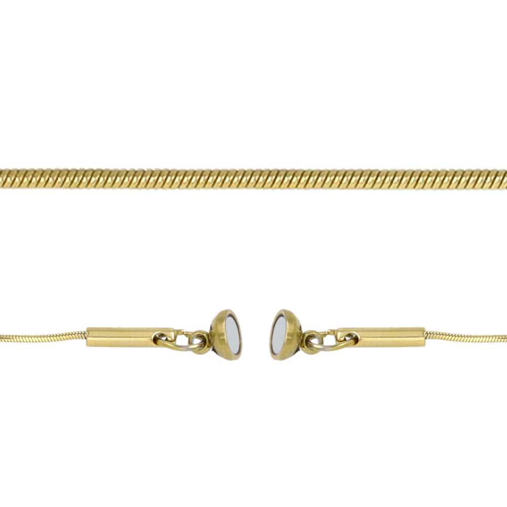 Skinny Chain Magnetic Clasp Necklace
