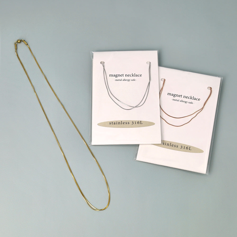 Double Row Magnetic Clasp Necklace