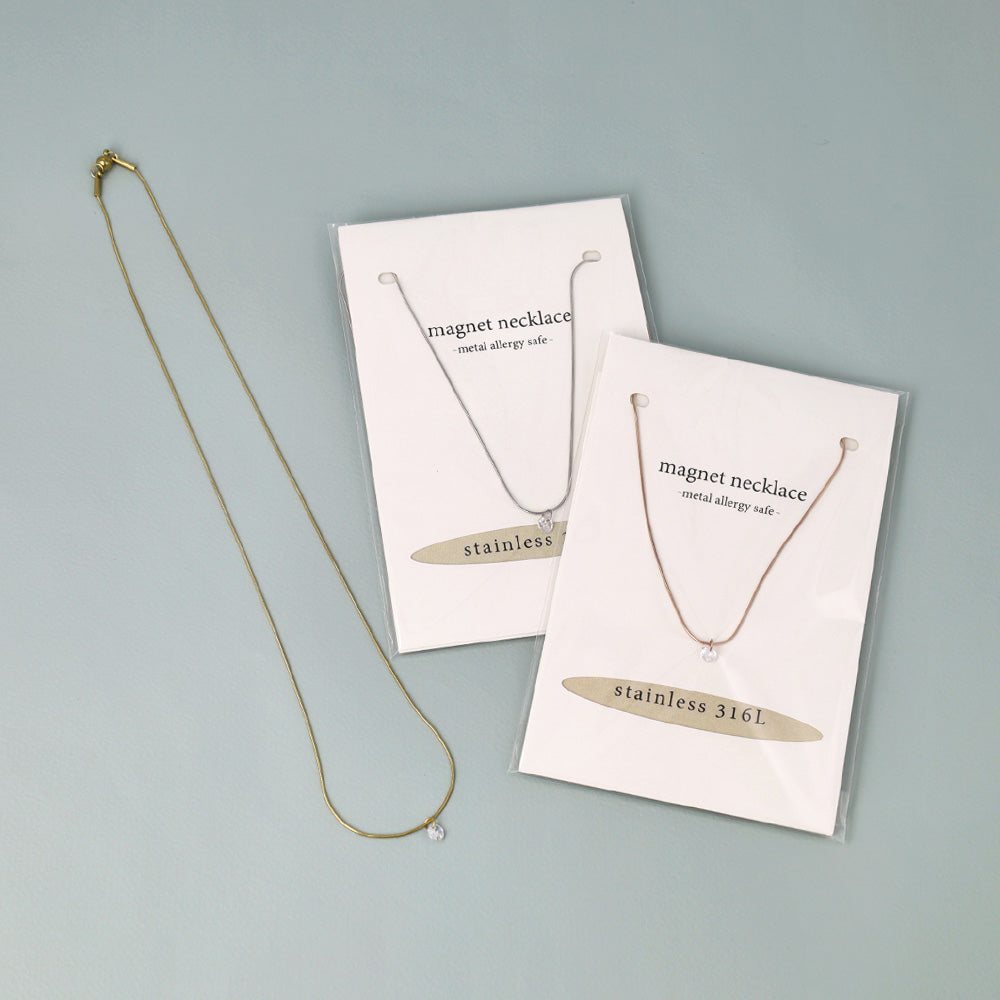 Skinny Chain Magnetic Clasp Necklace