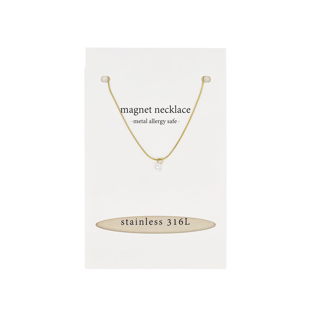 Teardrop Stone Magnetic Clasp Necklace