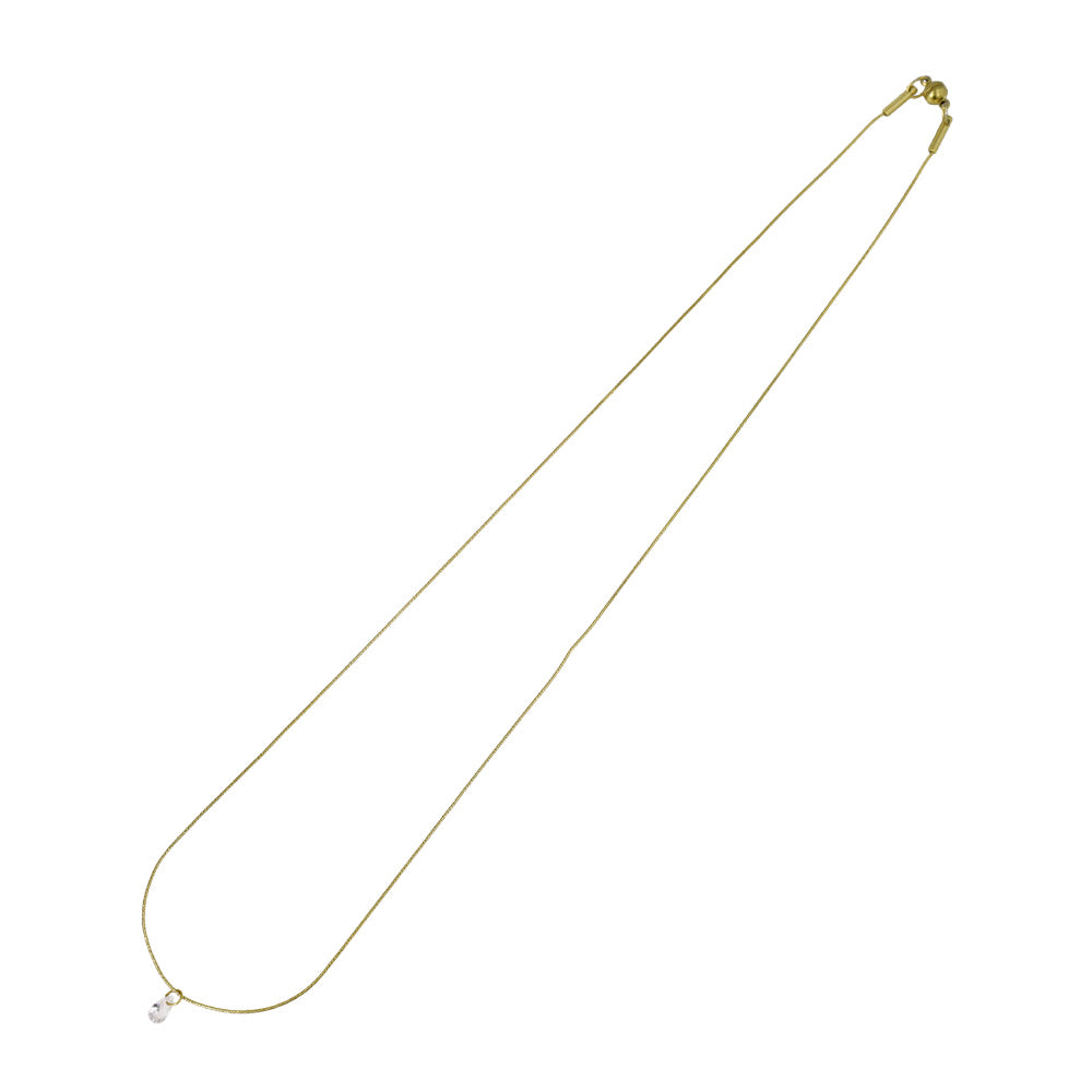 Teardrop Stone Magnetic Clasp Necklace