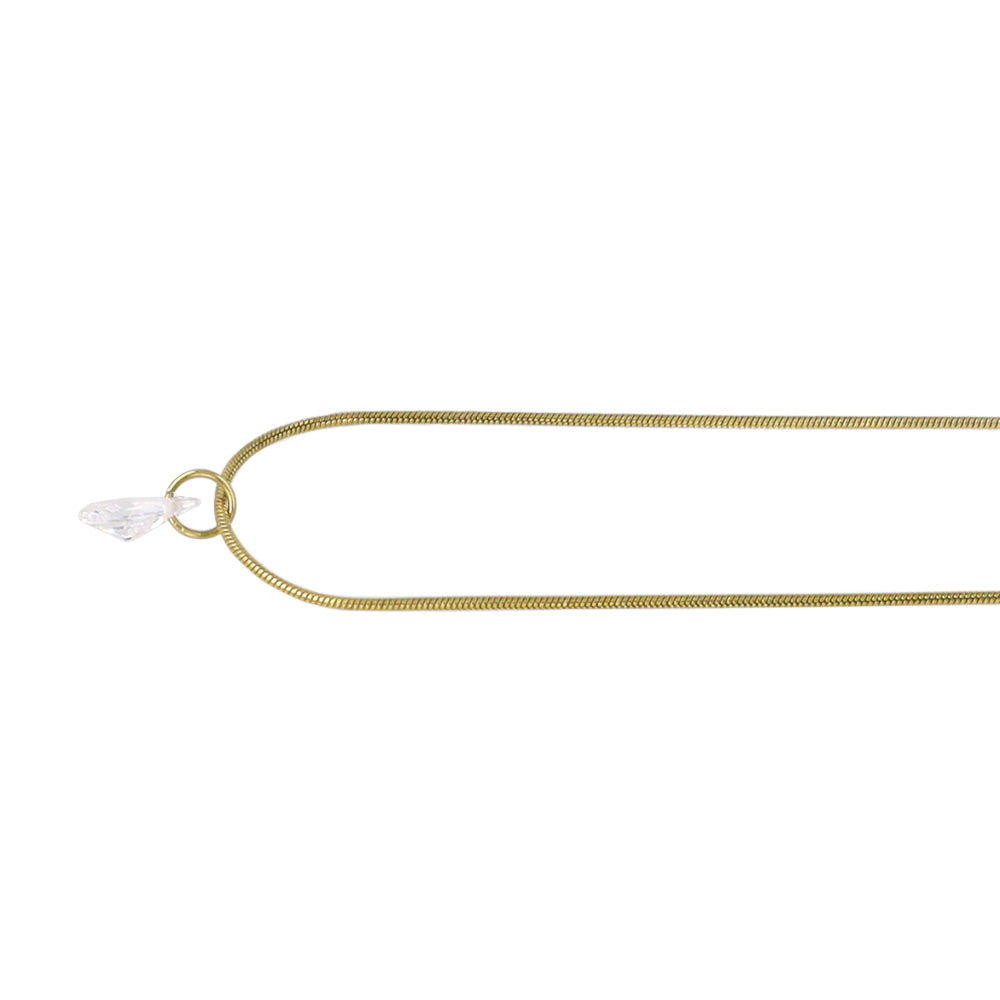 Teardrop Stone Magnetic Clasp Necklace