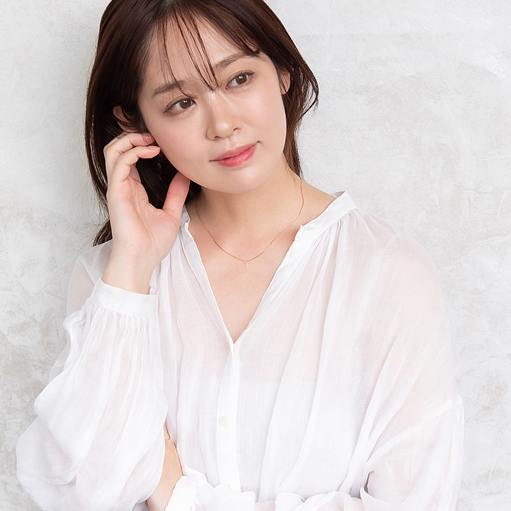 Teardrop Stone Magnetic Clasp Necklace