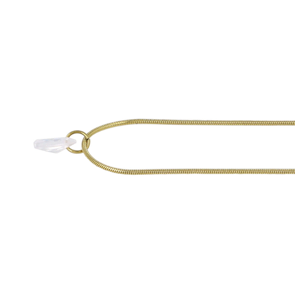 Rectangle Stone Magnetic Clasp Necklace