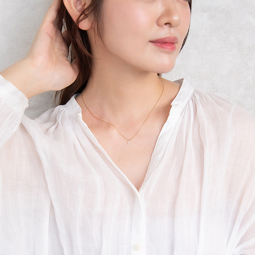 Rectangle Stone Magnetic Clasp Necklace