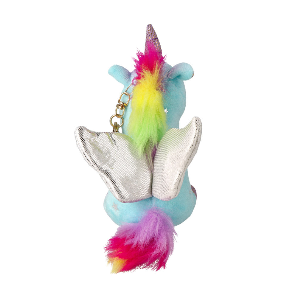 Winged Unicorn Plush Keychain