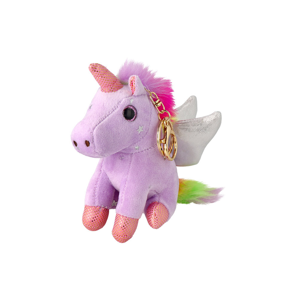 Winged Unicorn Plush Keychain