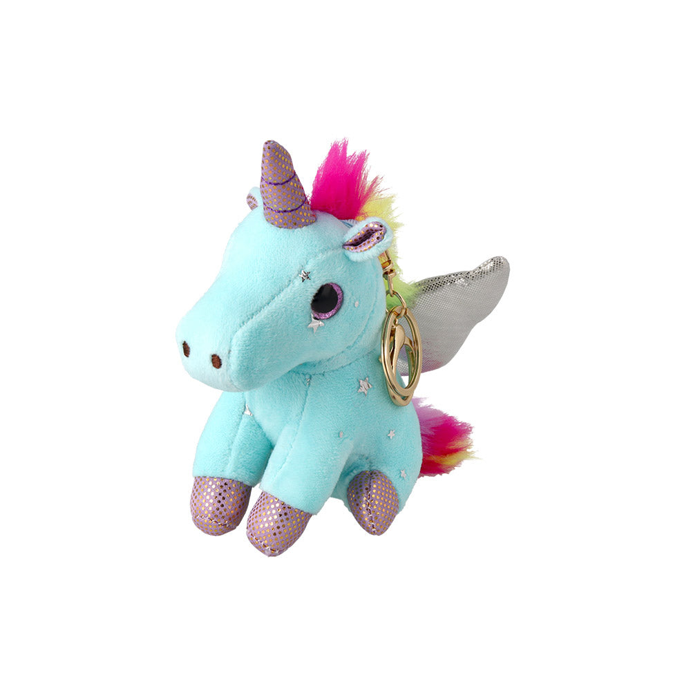 Winged Unicorn Plush Keychain