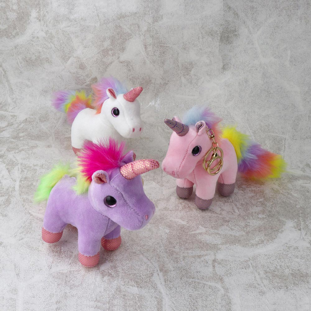 Dreamy Unicorn Plush Keychain
