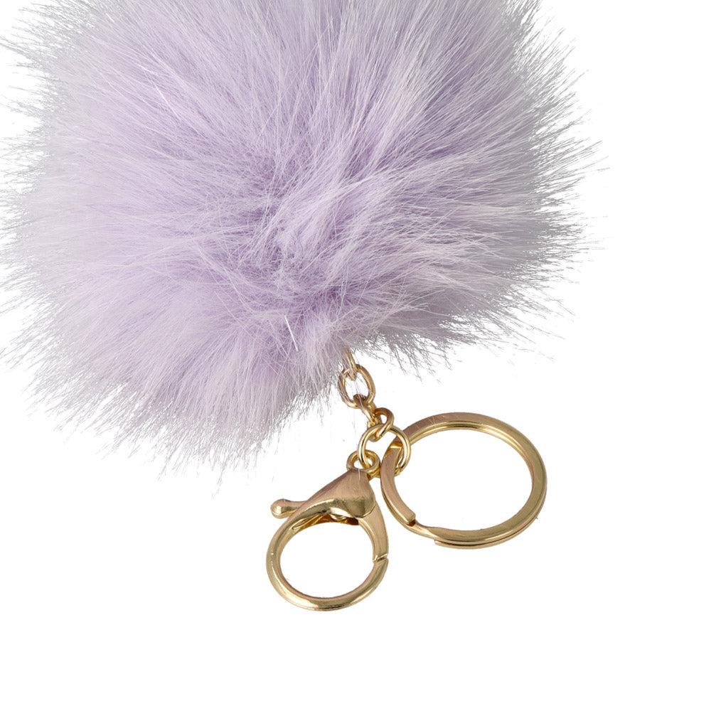 Fluffy Pom Pom Keychain