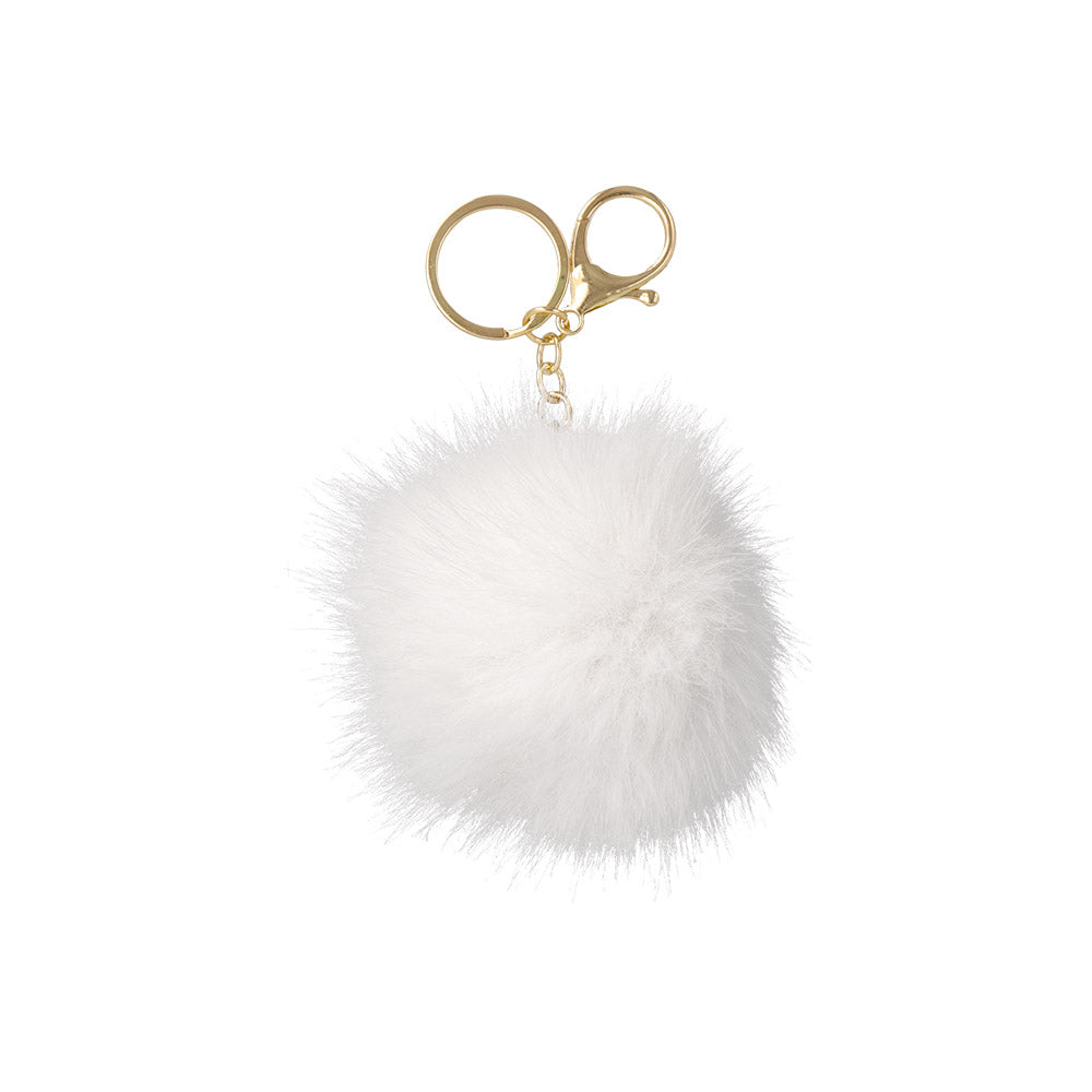 Fluffy Pom Pom Keychain
