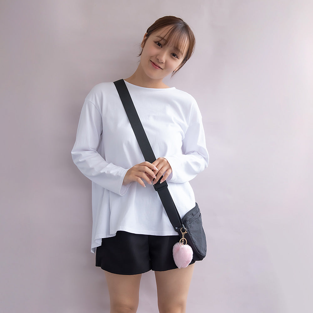 Fluffy Heart Keychain