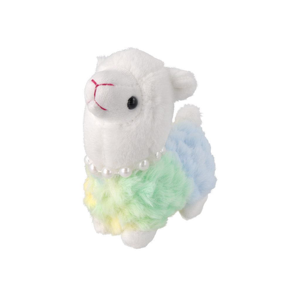 Furry Alpaca Plush Keychain