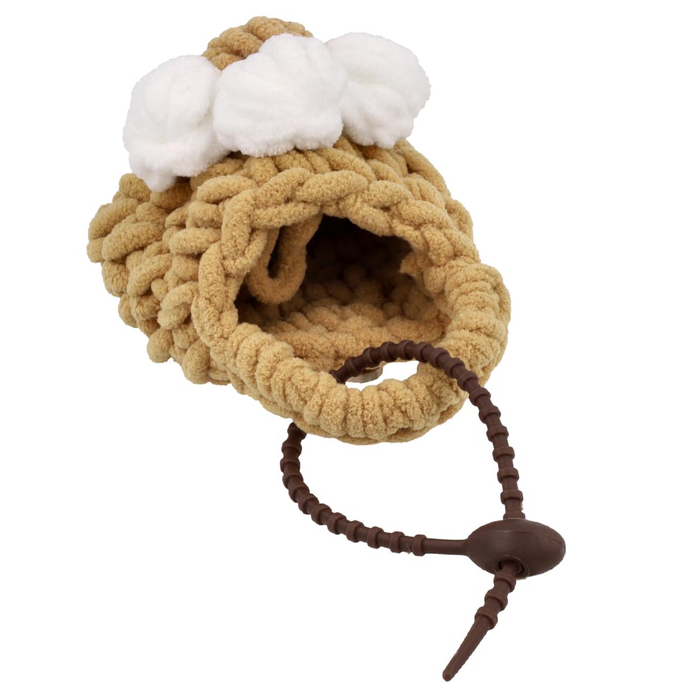 Flower Detail Basket Keyring