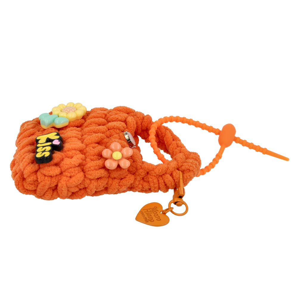 Knit Basket Keyring