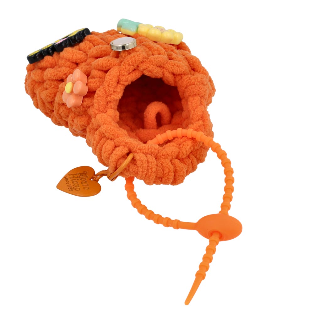 Knit Basket Keyring