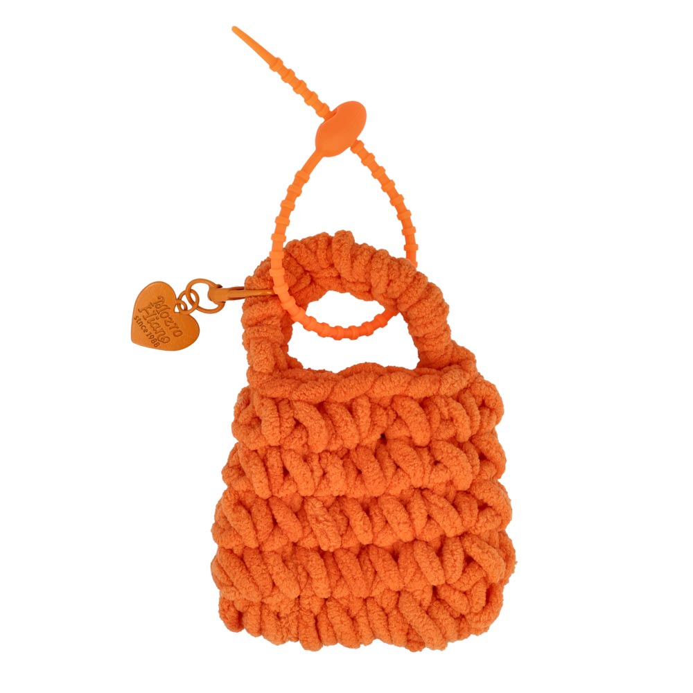 Knit Basket Keyring