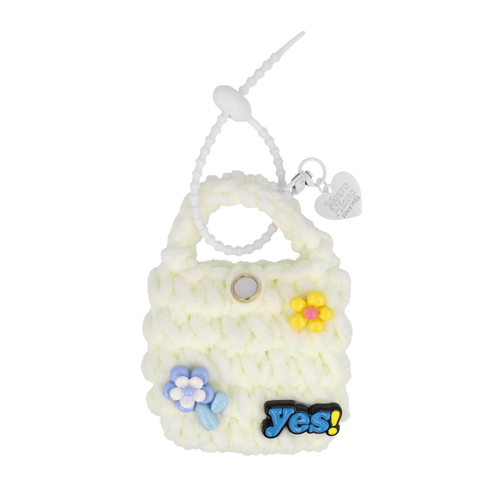 Knit Basket Keyring