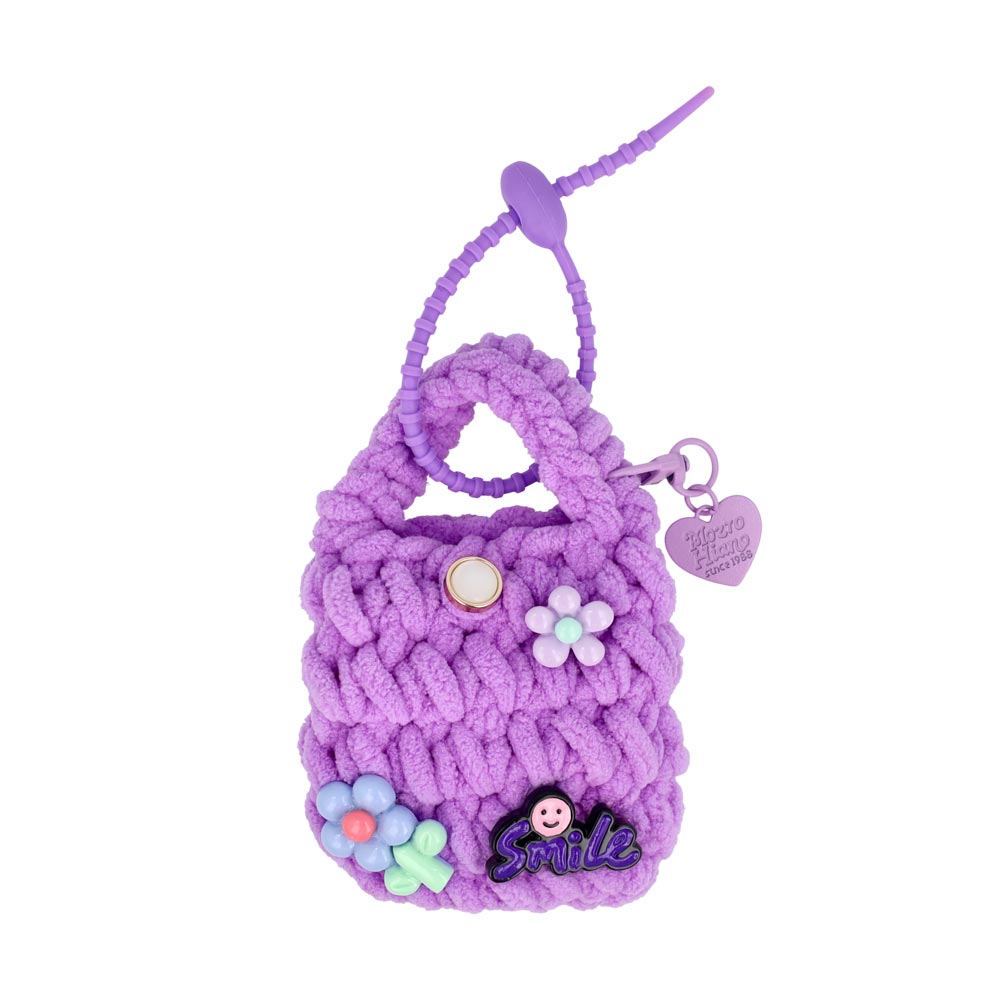 Knit Basket Keyring