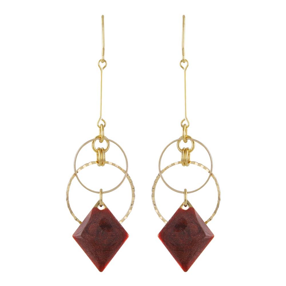 Geometric Drop Earrings