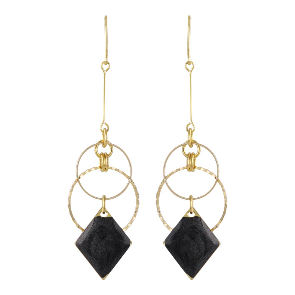 Geometric Drop Earrings