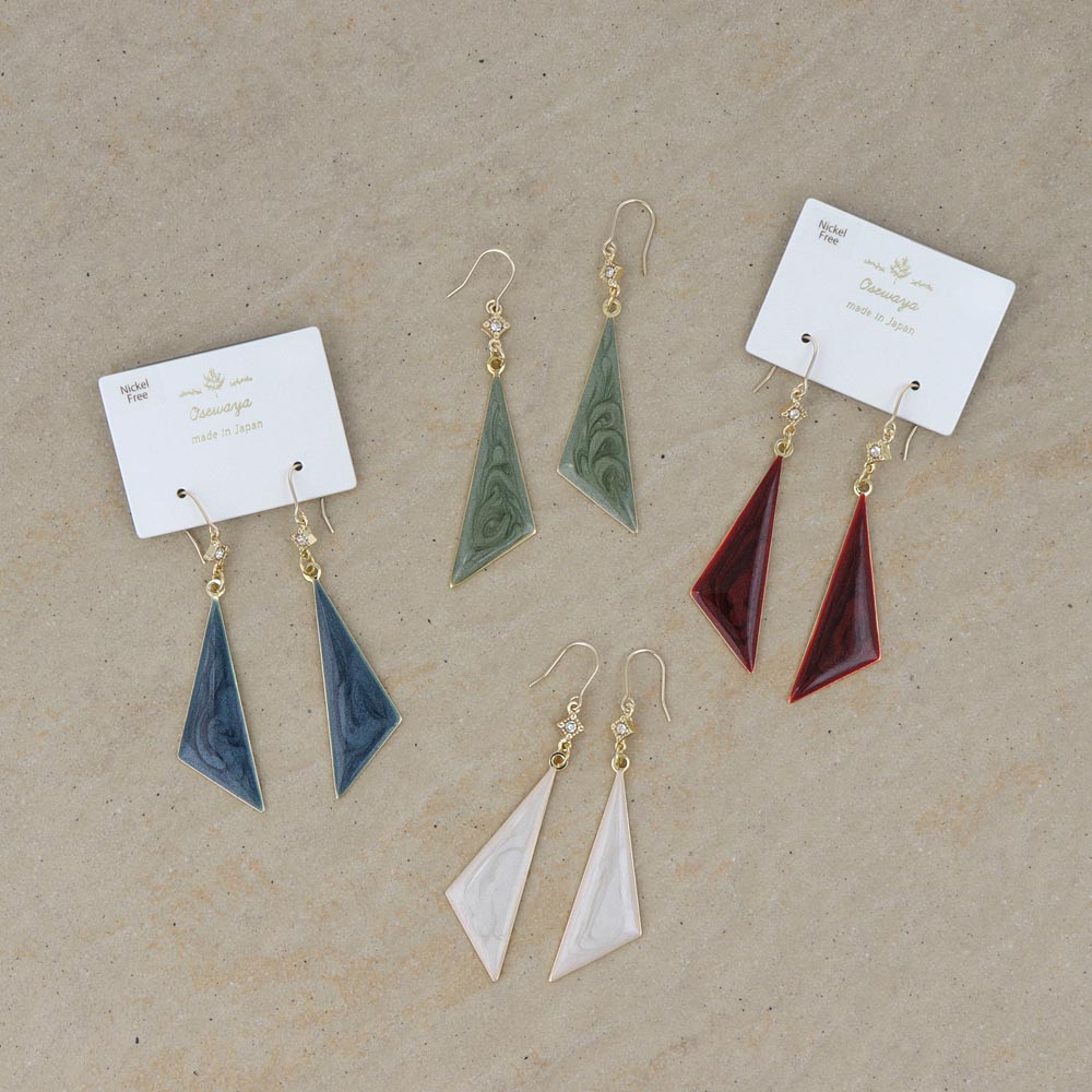 Triangle Drop Earrings