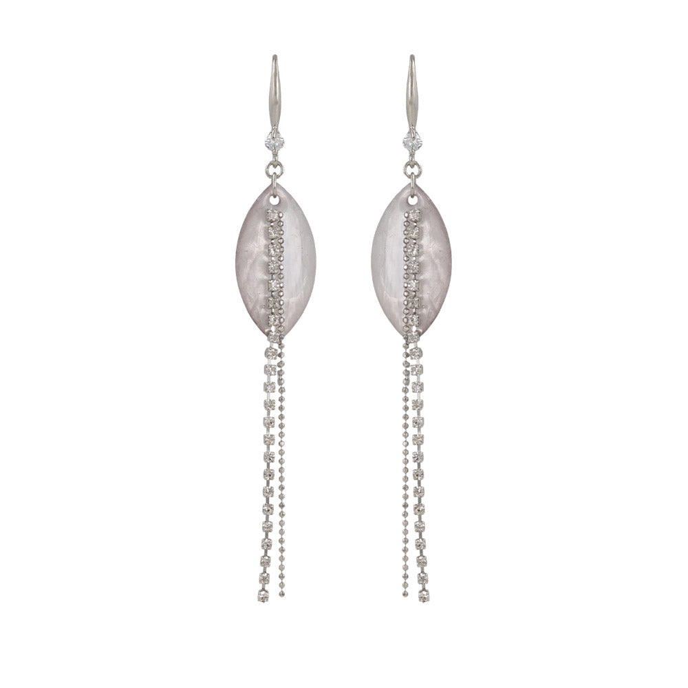 Shell Double Chain Earrings