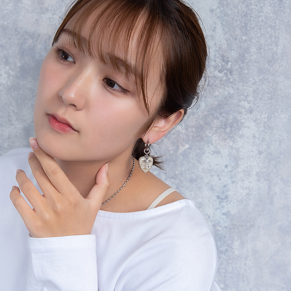 Fancy Mixed Charm Hoop Earrings - osewaya